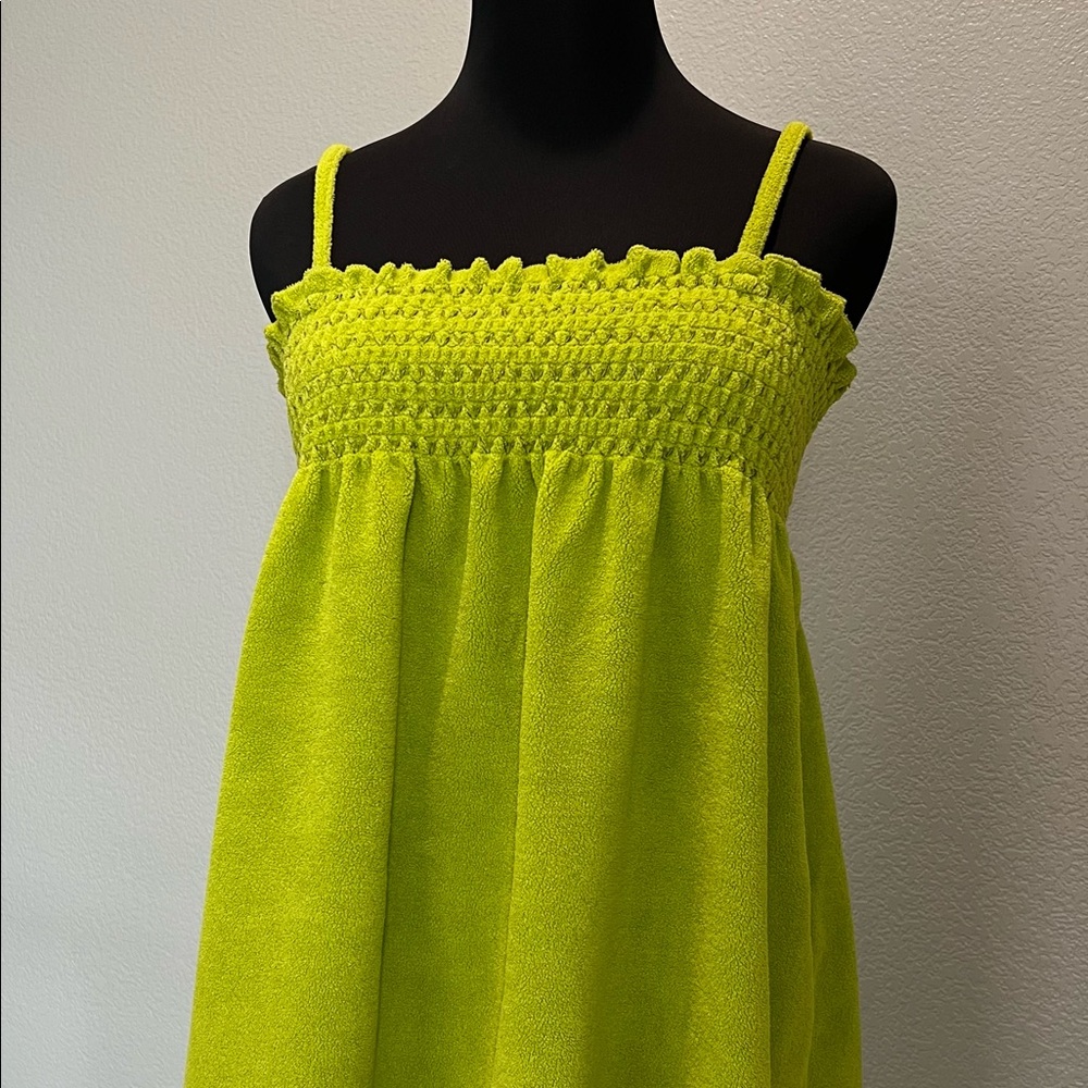 Terry Cloth Mini Dress